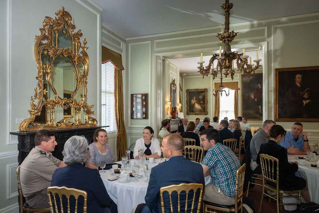 NSSP participants at a nice lunch.
