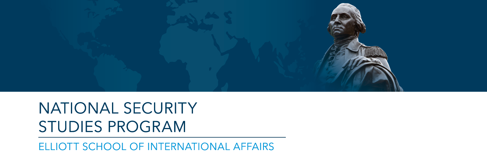 National Security Studies Program homepage banner